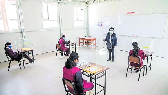 Algunos colegios rurales iniciaron laborales ante brechas en la enseñanza. (Foto: Difusión)