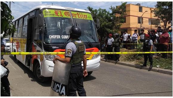 Fiscalía realizó reconstrucción del asalto a bus "El Cortijo" (VIDEO) 