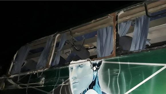 Bus con hinchas de Sport Boys que retornaba a Lima sufre accidente 