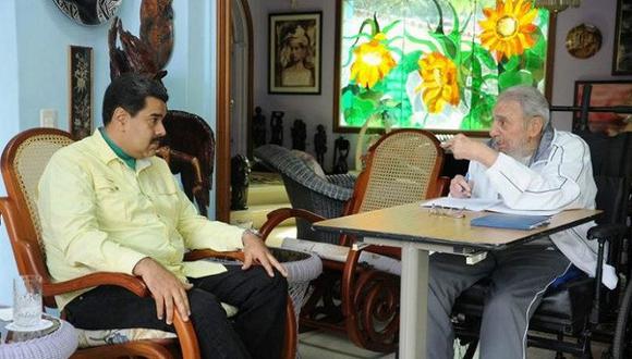 Nicolás Maduro sobre Fidel Castro: "lleno de optimismo y con una fuerza tremenda"