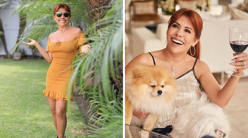 Magaly Medina enfurece con usuarios que criticaron el saludo de cumpleaños de su amiga María Pía Copello