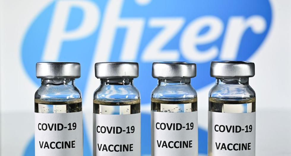 Imagen de la vacuna de Pfizer contra el COVID-19. (Foto: JUSTIN TALLIS / AFP).