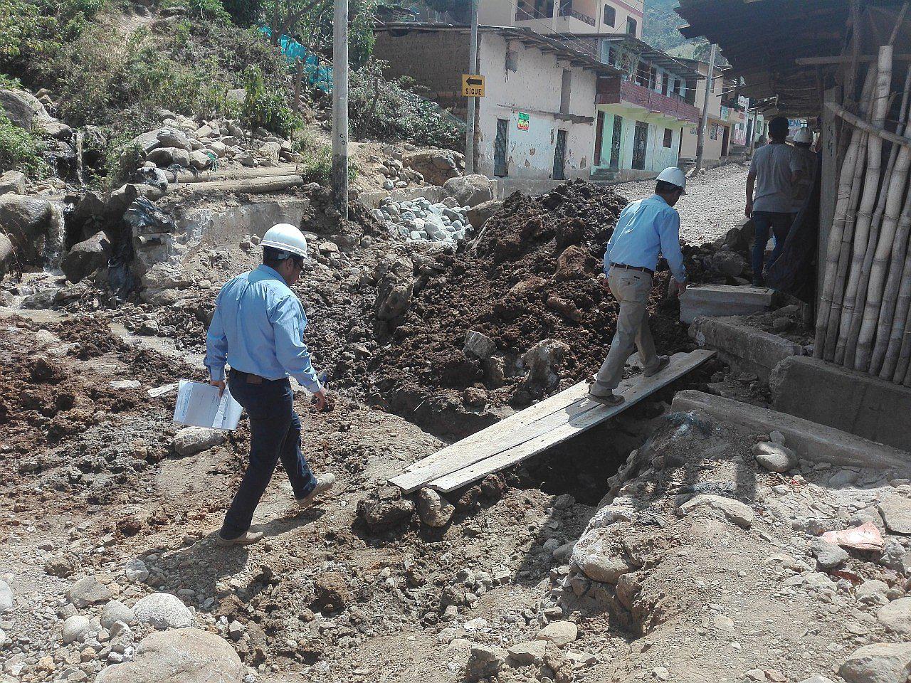 Montero: Detectan retrasos en obra de pistas y veredas  valorizada en más de S/ 2 mlls