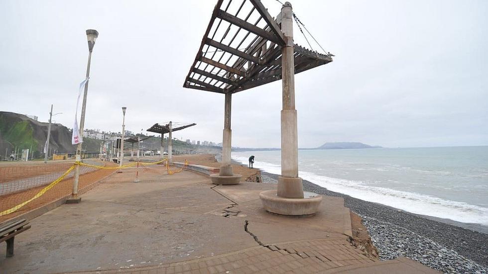 Costa Verde: Malecón se cae a pedazos a 44 días de los Juegos Panamericanos Lima 2019 