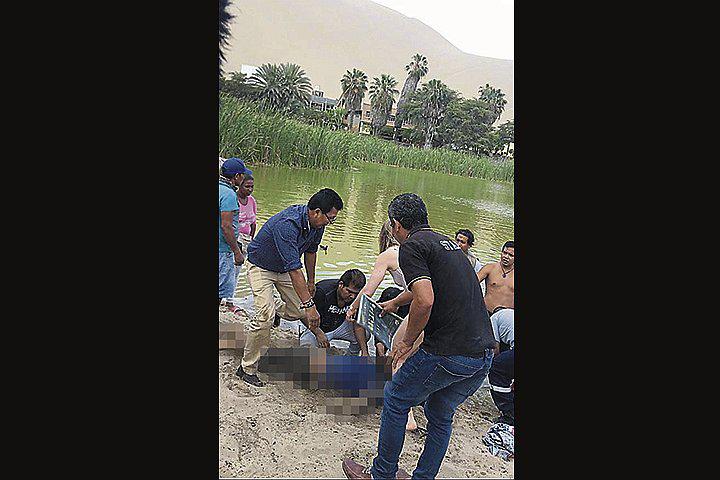 Padre de familia fallece ahogado en Huacachina
