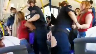 Mujer fue bajada a la fuerza de un bus por negarse a usar mascarilla en Argentina (VIDEO) 