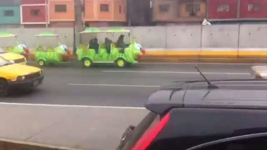 Chofer de "gusanito" en la Panamericana Norte será denunciado