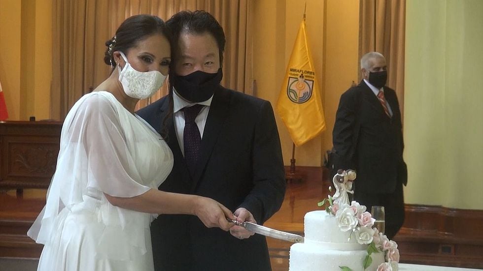 Kenji Fujimori se casó con la pareja que tiene desde hace años y en estricto privado. (Captura: Municipalidad de Miraflores)