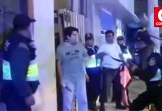 Chimbote: sujeto atacó con un cuchillo a policías y serenos durante intervención (VIDEO)