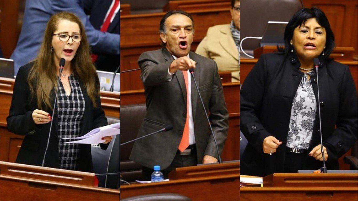 Fujimoristas Bartra, Becerril y Saavedra no darán voto de confianza al Ejecutivo: "Nos une el amor a la patria"