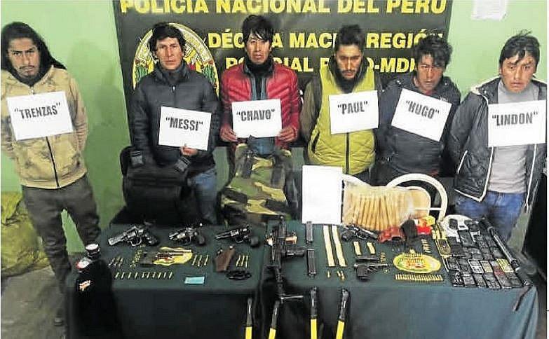 Caen seis de  temida banda "Los Primos" en mina La Rinconada