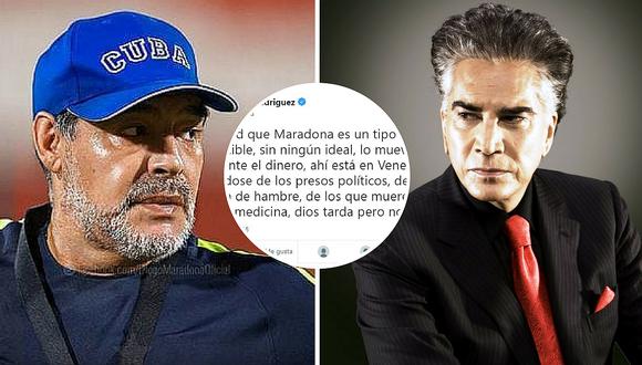 ​José Luis 'El Puma' Rodríguez tildó de "aborrecible" a Diego Maradona (FOTOS)