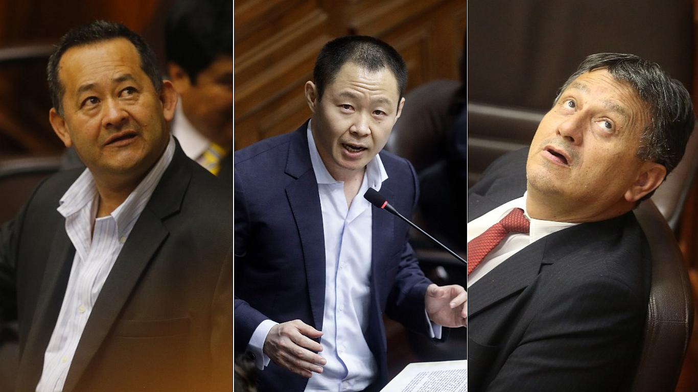 Kenji, Ramírez y Bocángel: Fiscalía formaliza investigación preparatoria en su contra