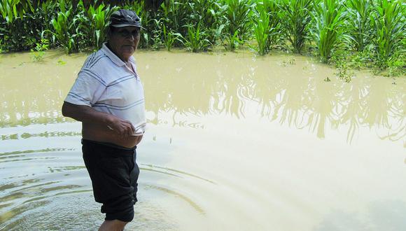Lambayeque: Lluvia provoca desborde del río La Leche y activación de quebradas