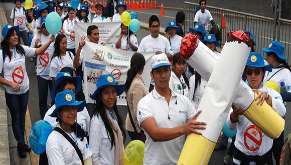 Limeños participarán hoy en certamen por Día Mundial Sin Tabaco 
