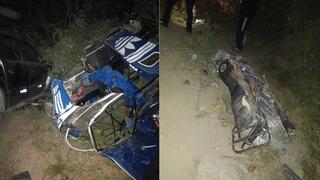 Conductor en estado de ebriedad choca su camioneta y deja 4 heridos en Motupe