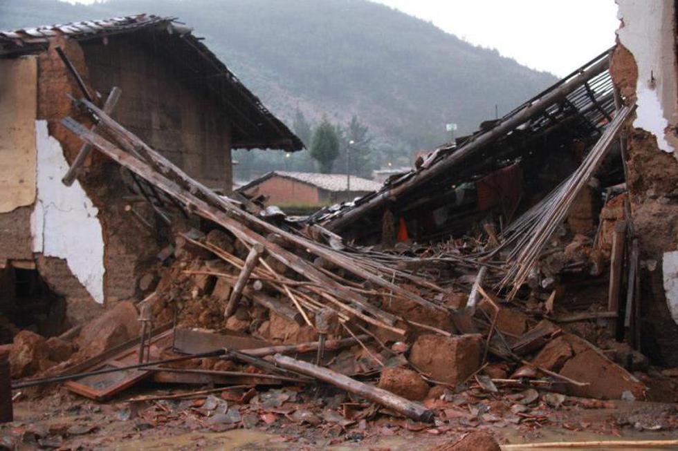 Se derrumban viviendas por granizada en Huamachuco