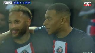 PSG vs. Maccabi Haifa: Mbappé y Neymar marcaron dos goles para el 3-0 de Champions League (VIDEO)