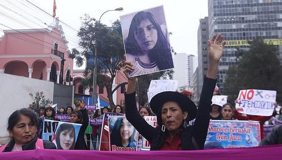 Eyvi Ágreda: Marchan contra el feminicidio a un año de su muerte (FOTOS Y VIDEO)