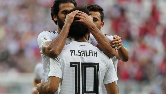 Mohamed Salah colgó al arquero saudí y anotó su segundo gol en el Mundial de Rusia 2018