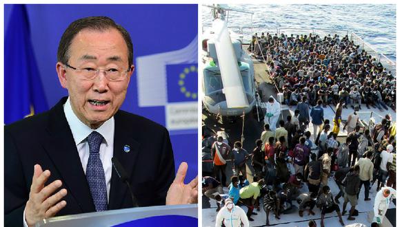 Ban Ki-moon: Hay "otras formas", no militares, de enfrentar crisis de migrantes