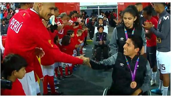 ​Medallistas de Lima 2019 fueron homenajeados en el Perú vs Uruguay (VIDEO)