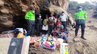 Hallan a ‘familia ermitaña’ en cueva en lo alto de un cerro de Huancavelica (FOTOS)