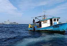 Tumbes: Intervienen a una embarcación ecuatoriana que realizaba pesca ilegal en aguas peruanas
