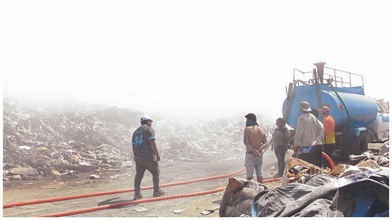 Incendio en botadero perjudica a pobladores de Coishco 