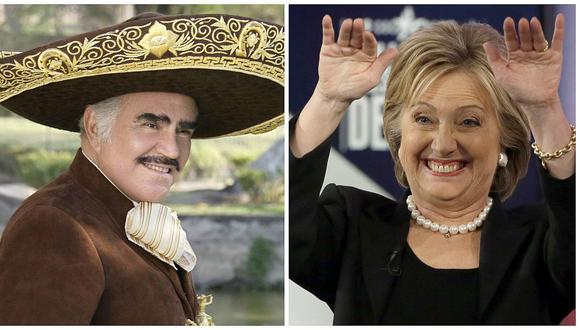 Vicente Fernández da su apoyo a Hillary Clinton y le dedica este corrido (VIDEO)