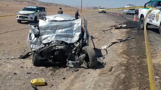 Choque frontal deja un muerto en la carretera Panamericana Sur, en Arequipa