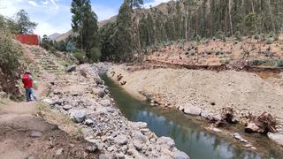 Huancavelica: Paralización de obra de defensa ribereña del río Sicra