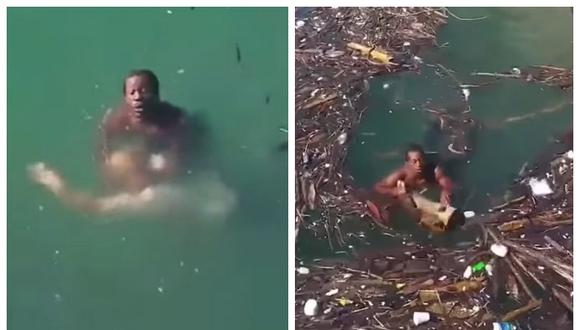 Dos amigos se ahogan en un río ante la desesperación de muchos testigos (VIDEO)