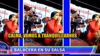 Brunella Torpoco vivió momentos de terror tras desatarse balacera mientras cantaba en cubanada | VIDEO