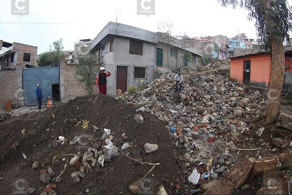 Paucarpata y Mariano Melgar sufrieron los estragos de las lluvias 