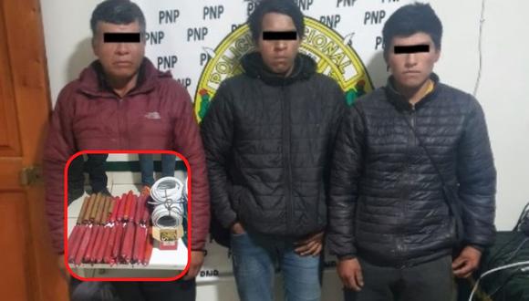 Según la Policía Nacional del Perú, serían presuntos integrantes de “Los Topos de Los Ángeles”.