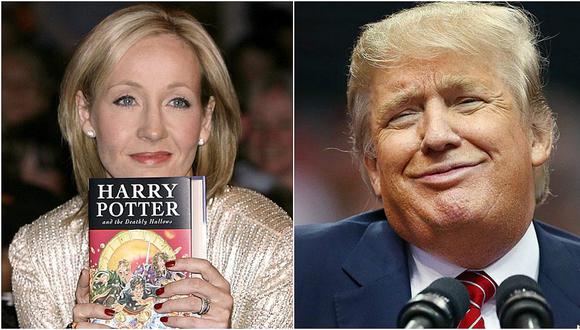 La escritora de la saga 'Harry Potter' llama fanfarrón a Trump [FOTOS]