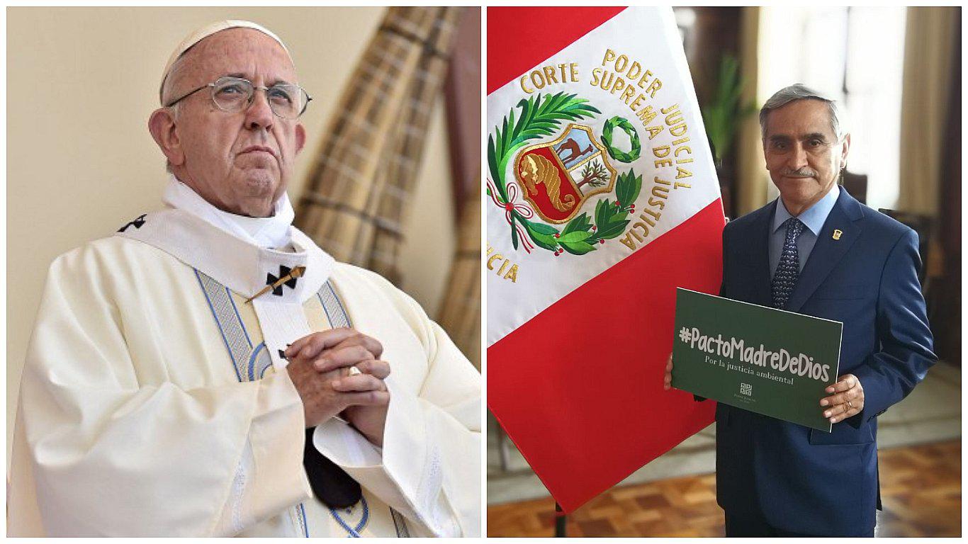 Duberlí Rodríguez entregó 'Pacto de Madre de Dios' al Papa Francisco 