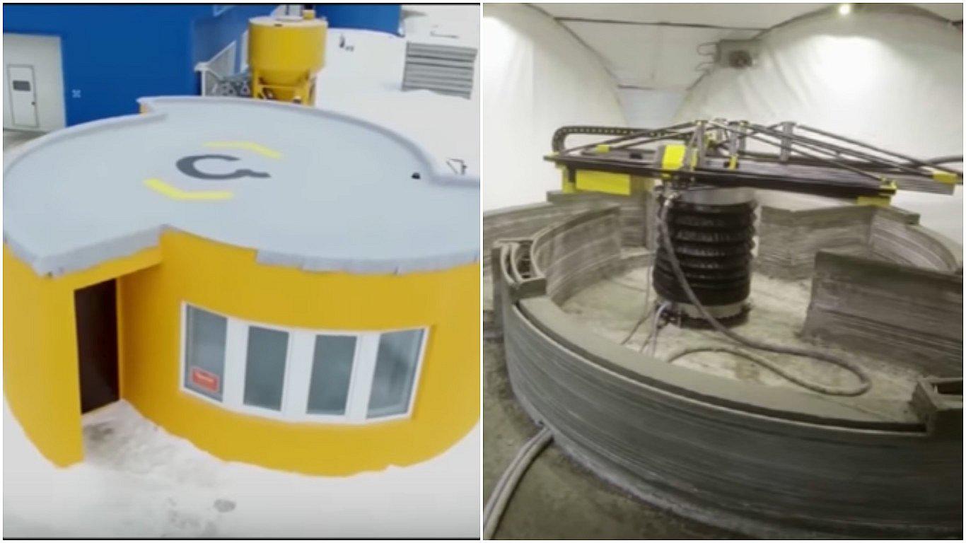 Construyen una casa con una impresora 3D en 24 horas (VIDEO)