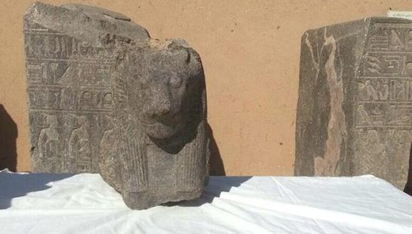 Descubren dos estatuas de diosa Sekhmet en el sur de Egipto