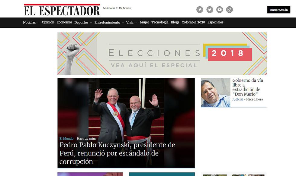 Presidente PPK: medios internacionales informan sobre su renuncia (FOTOS)