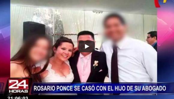 Rosario Ponce: Así fue la boda con su exnovio e hijo de su exabogado (VIDEO)