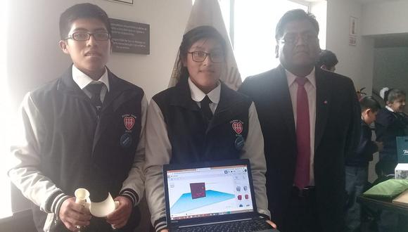 Escolares en Arequipa diseñan prótesis para animales con impresora 3D