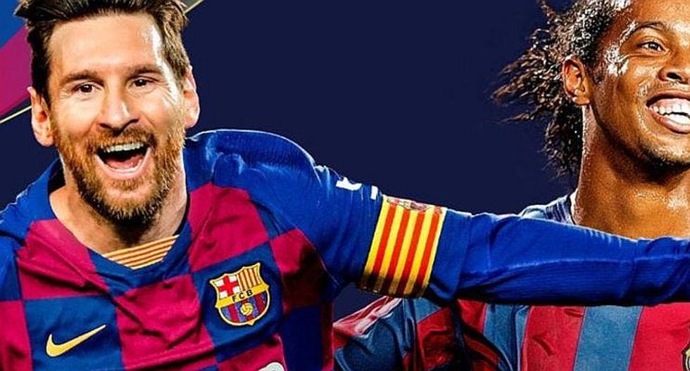 PES 2020: Lionel Messi y Ronaldinho en el primer tráiler  