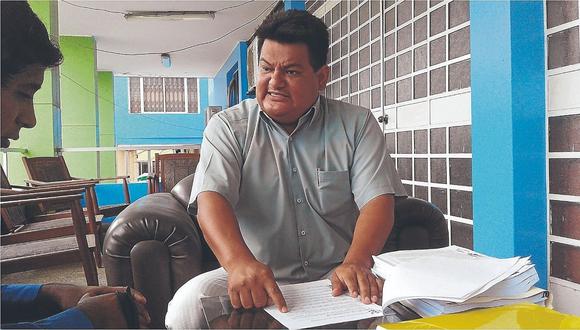 El regidor Moquillaza Herrera lamenta que no se prioricen obras de saneamiento básico