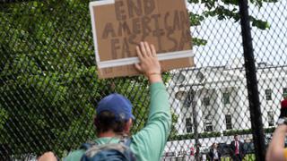 Protestas retornan al centro de Washington sin poder llegar a la Casa Blanca (FOTOS)