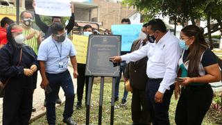 Harán peritaje a obra inaugurada hace dos meses en Trujillo por alcalde José Ruiz