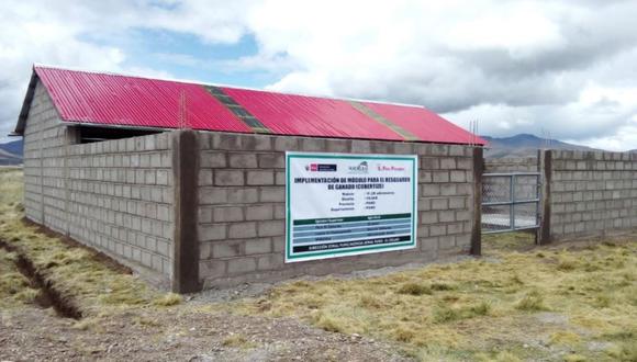 Se proyecta construir 465 cobertizos para proteger al ganado de las bajas temperaturas. (Foto: Difusión)