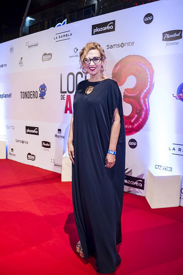 Katia Condos en la alfombra roja de "Locos amor 3". (Foto: Tondero)