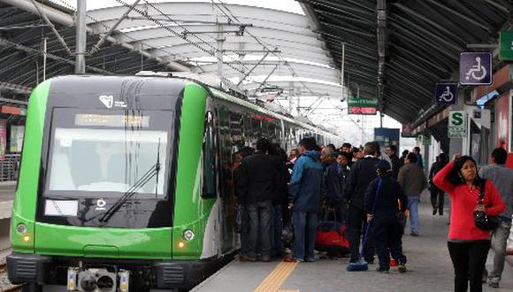 Máquina que se trabó en los rieles causó falla en Metro de Lima